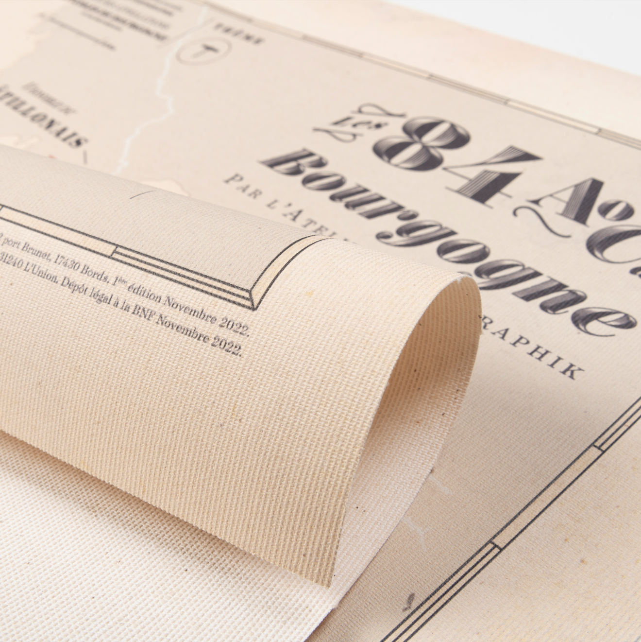 Carte des vins de Bourgogne