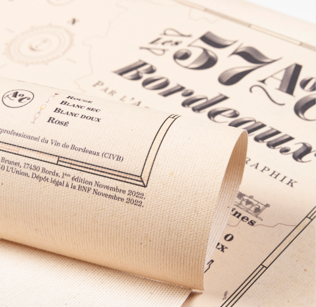 Carte des vins de Bordeaux