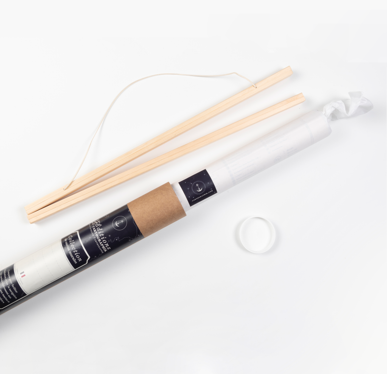 Carte de France vintage des nouvelles régions